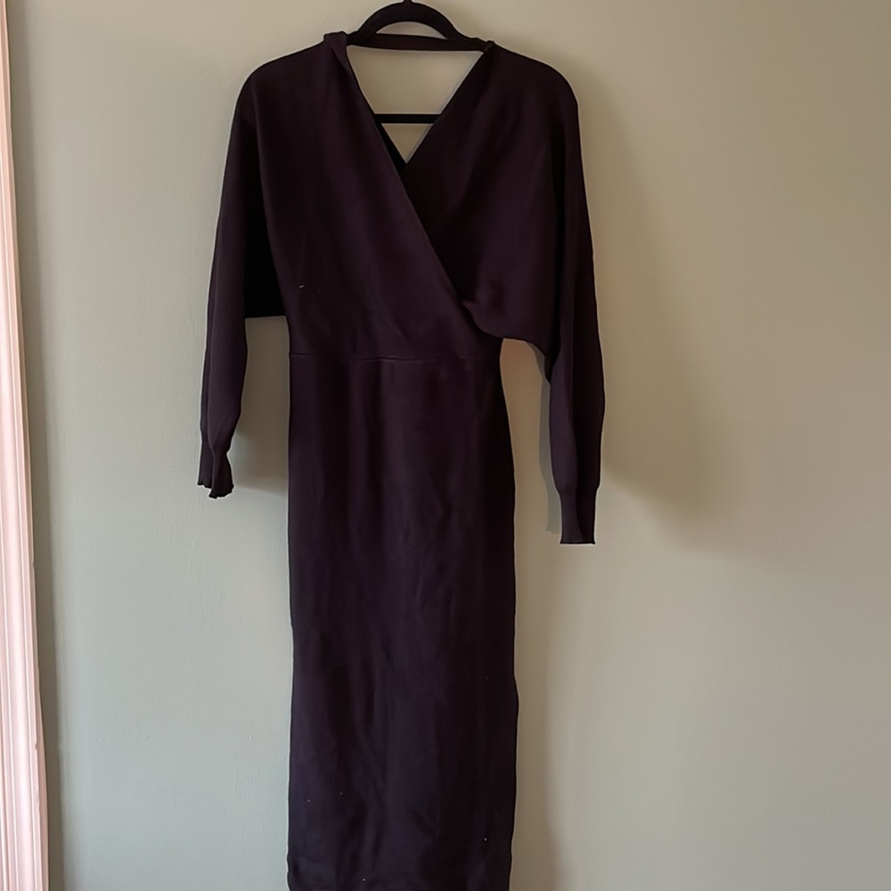 Viotsett Womens V neck Knit Sweater Dress size XL